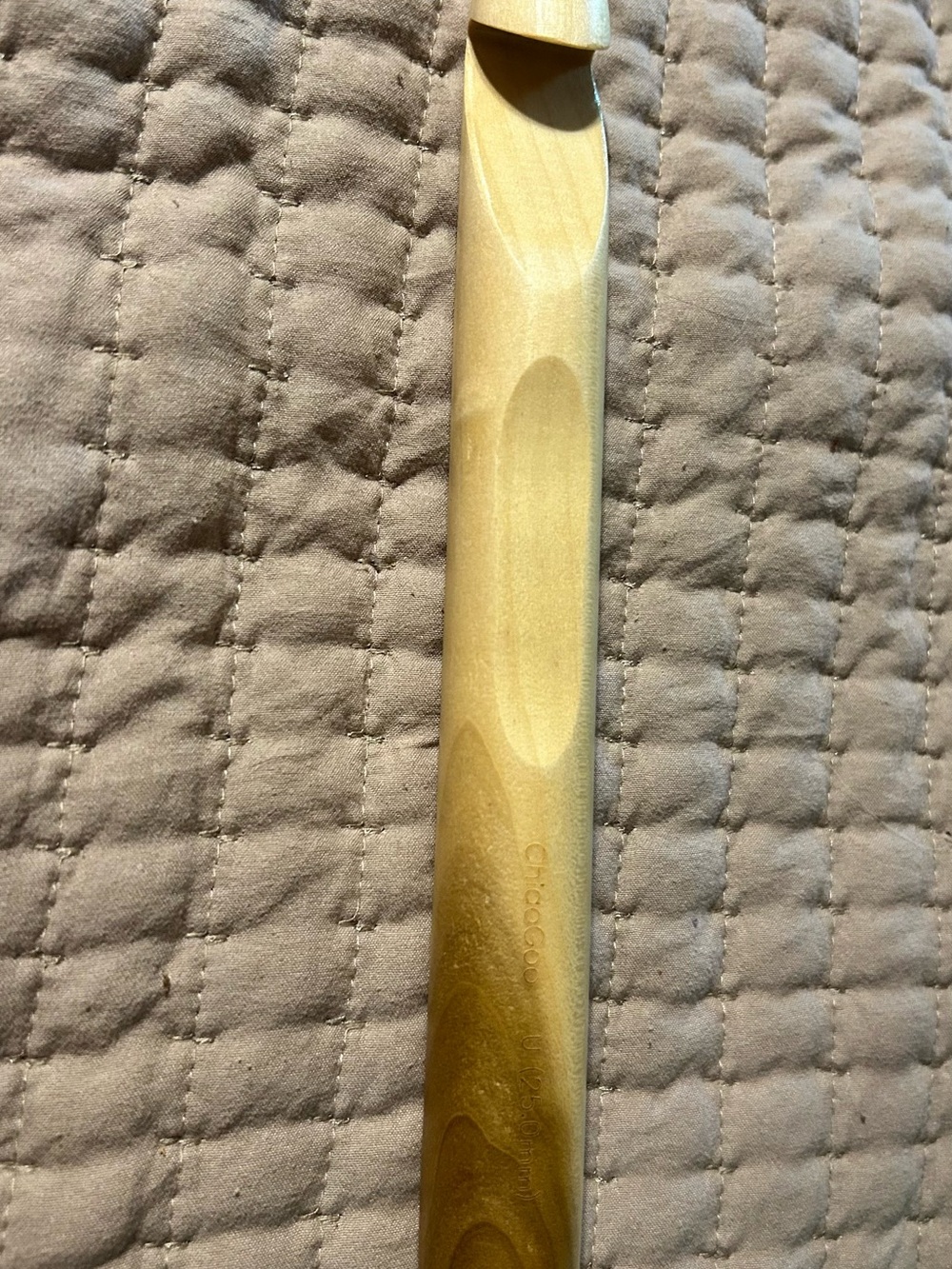 ChiaoGoo bamboo crochet hook, 25mm #crochet #knitting